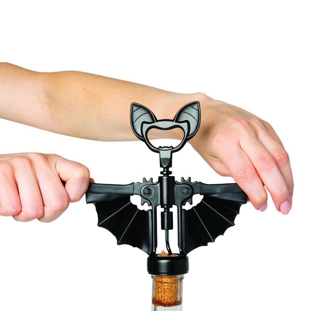Tire-bouchon et décapsuleur Chauve-souris