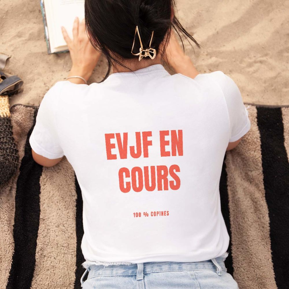 T-shirt personnalisé avec message