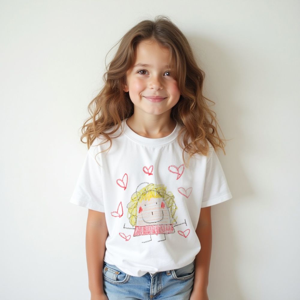 T-shirt personnalisé Enfant - Dessin d’enfant