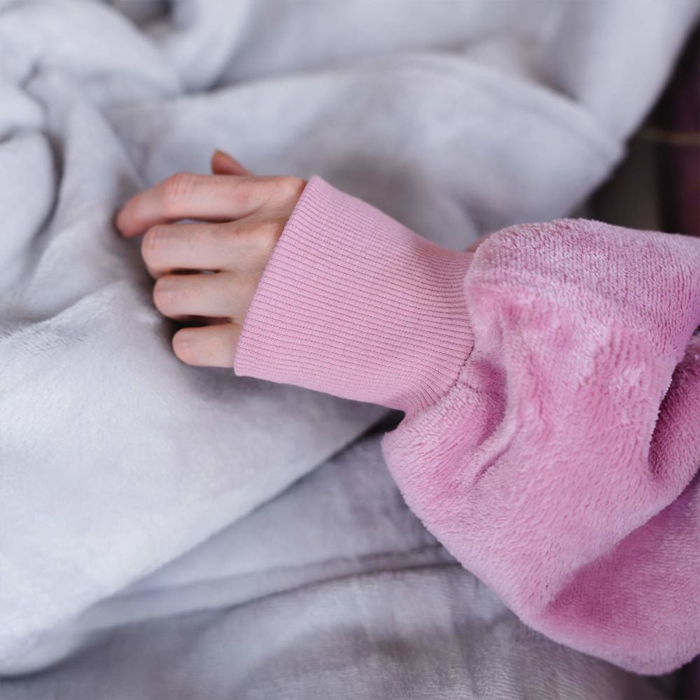 Plaid à capuche personnalisé avec photo et texte