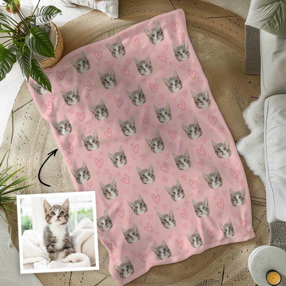 Couverture personnalisée avec votre animal de compagnie