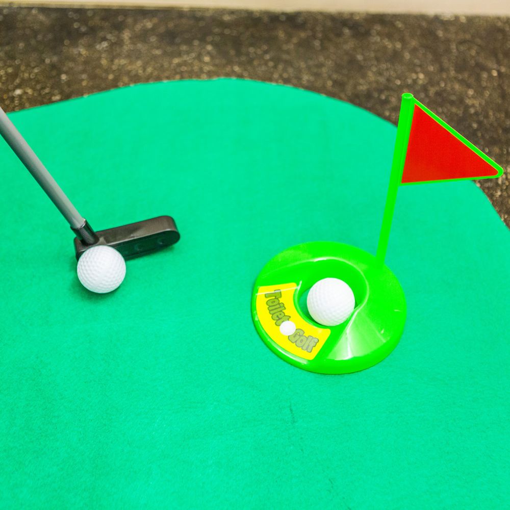 Set de golf ultime pour les toilettes