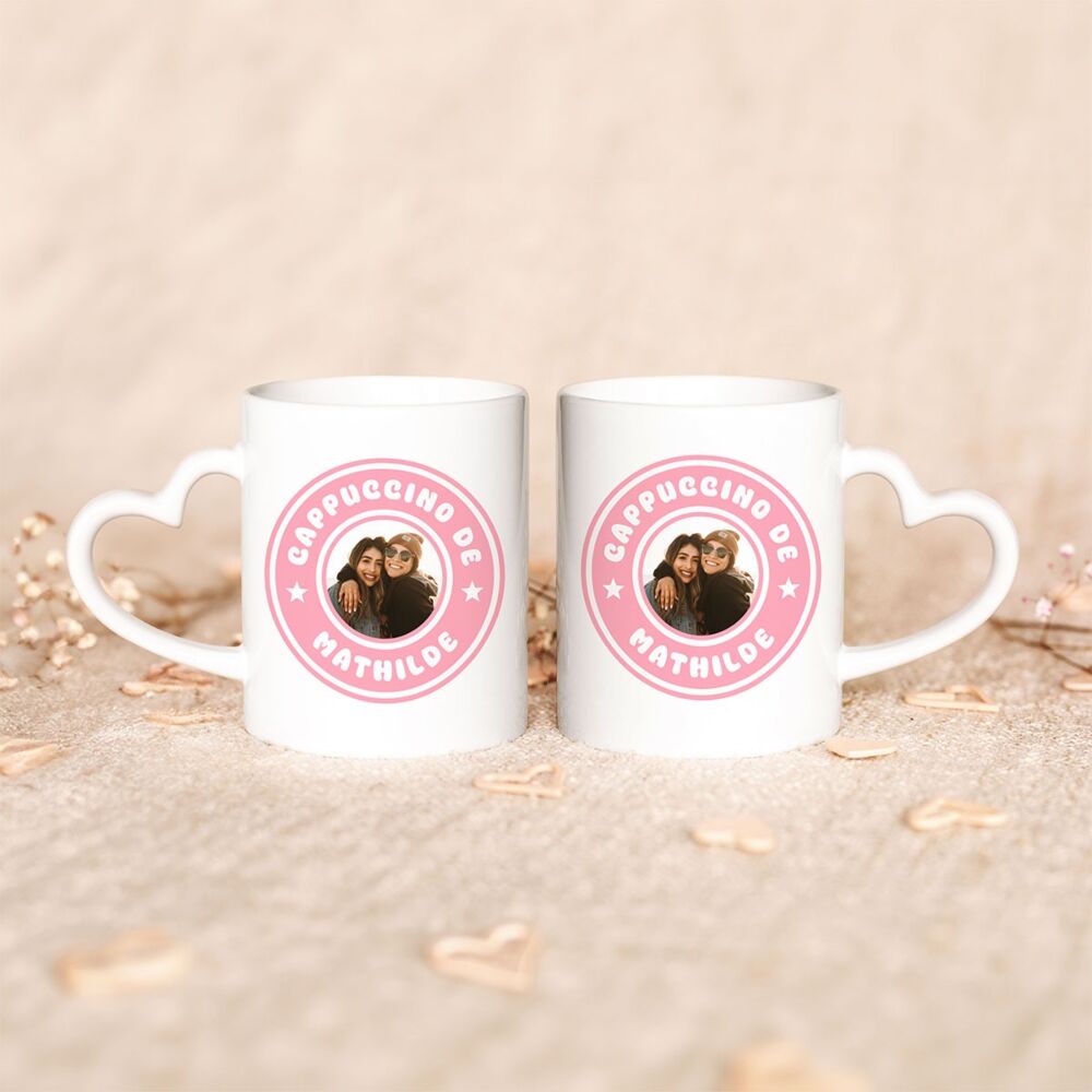 Mug personnalisé avec photo et prénom