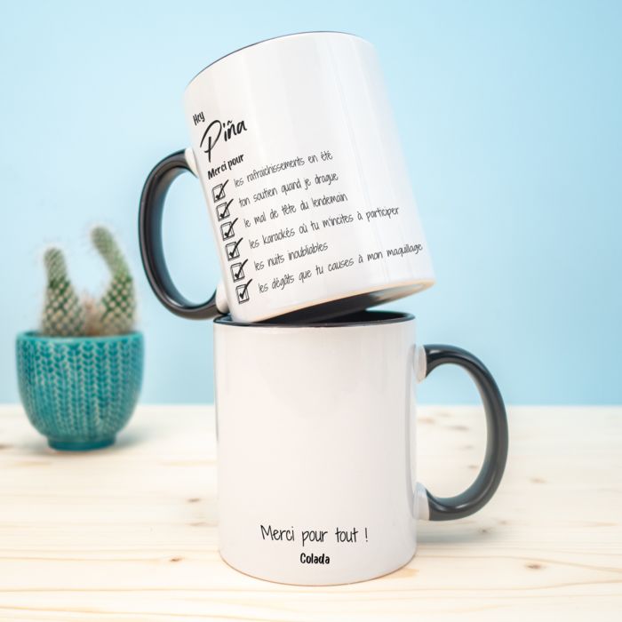 Tasse Personnalisable Merci