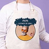 Tablier de cuisine personnalisable avec couleur
