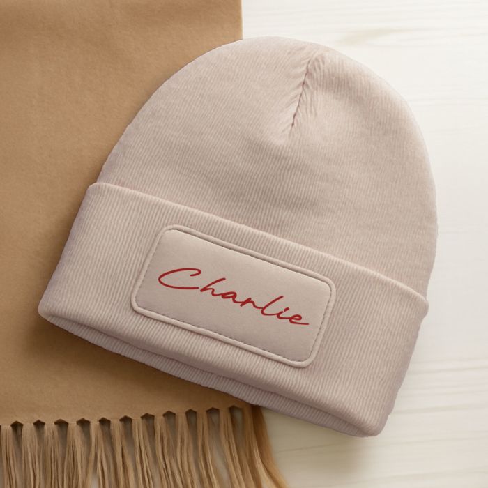 Bonnet personnalisé avec texte